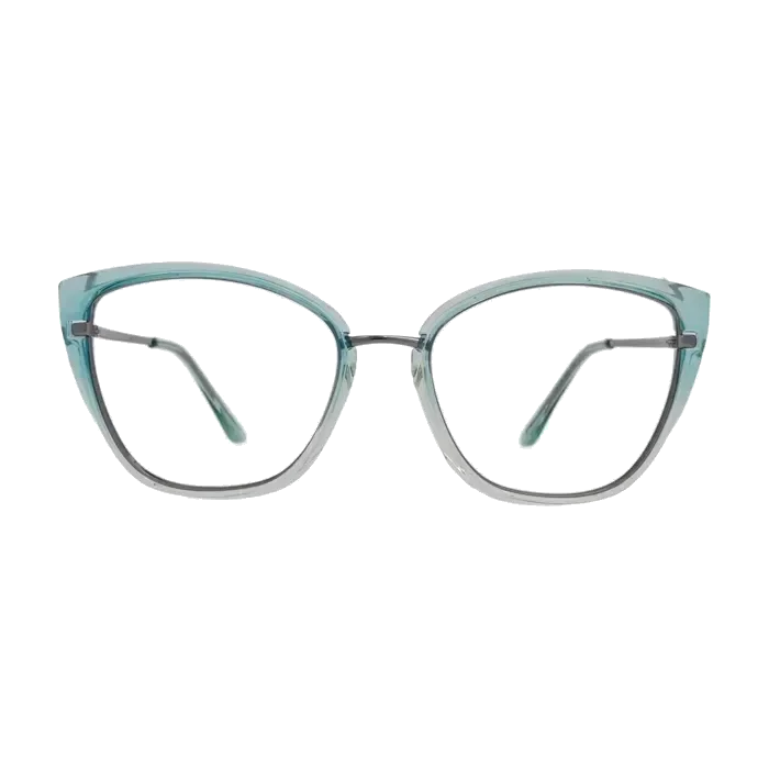 Vogue Couture Teal Crystal Cat-Eye