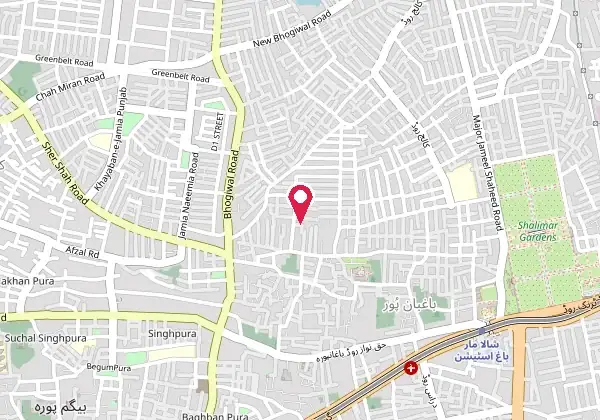 Mughal Optical Showroom Map
